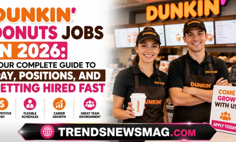 Dunkin Donuts Jobs