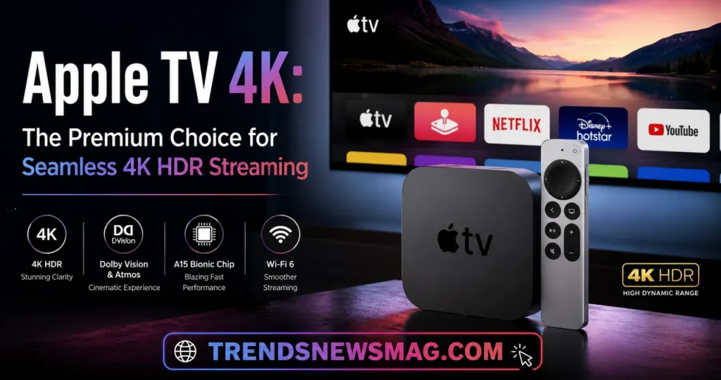 Apple TV 4K The Premium Choice for Seamless 4K HDR Streaming
