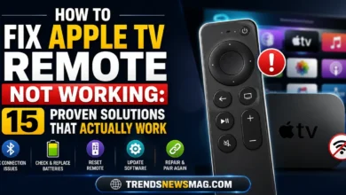 Apple TV Remote Not Working