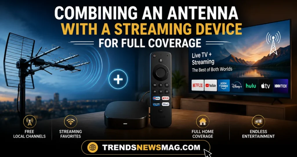 Combining an Antenna With a Streaming Device for Full Coverage