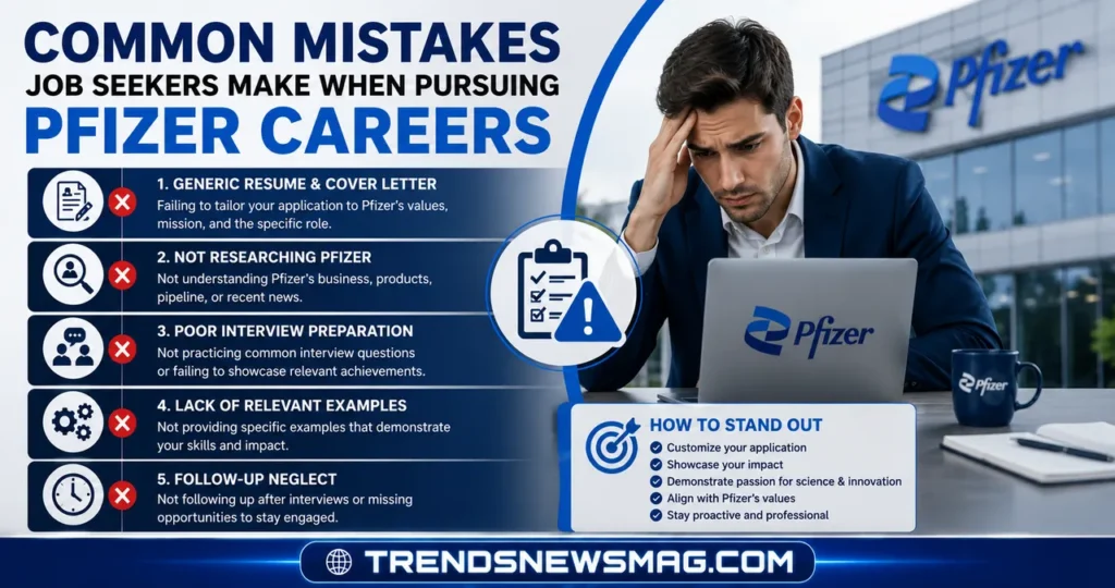 Common Mistakes Job Seekers Make When Pursuing Pfizer Careers