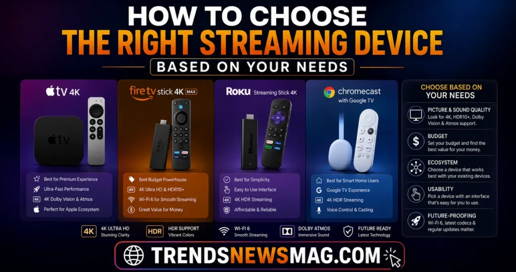 How to Choose the Right Streaming Device Based on Your Needs