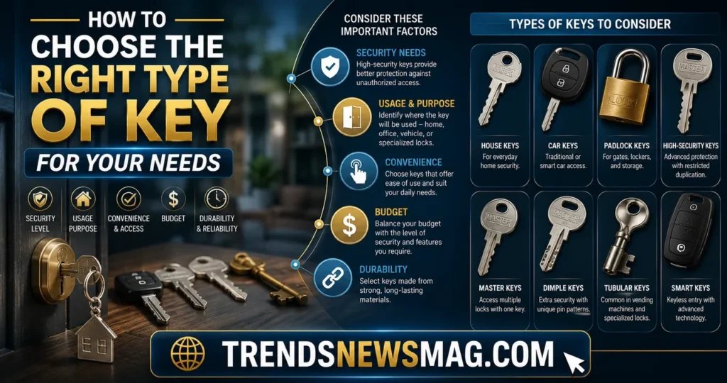 How to Choose the Right Type of Key for Your Needs