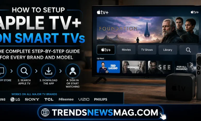How to Setup Apple TV+ on Smart TVs