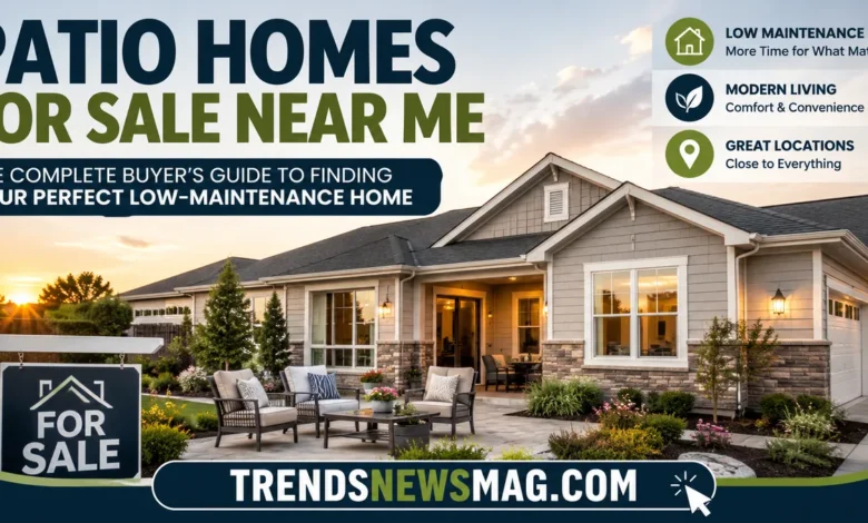 Patio Homes for Sale Near Me