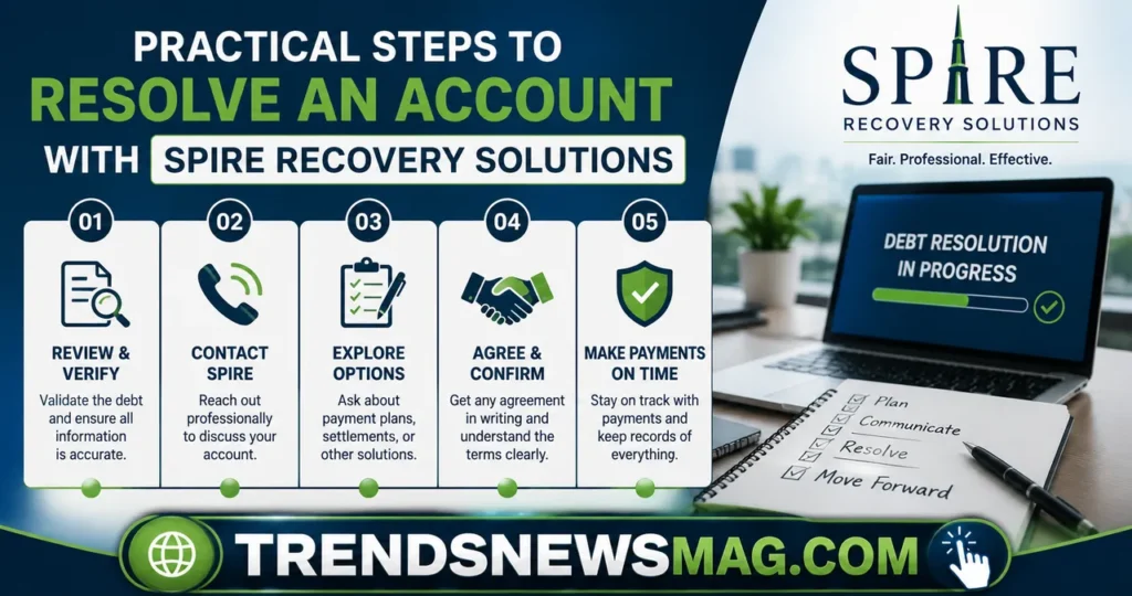 Practical Steps to Resolve an Account With Spire Recovery Solutions