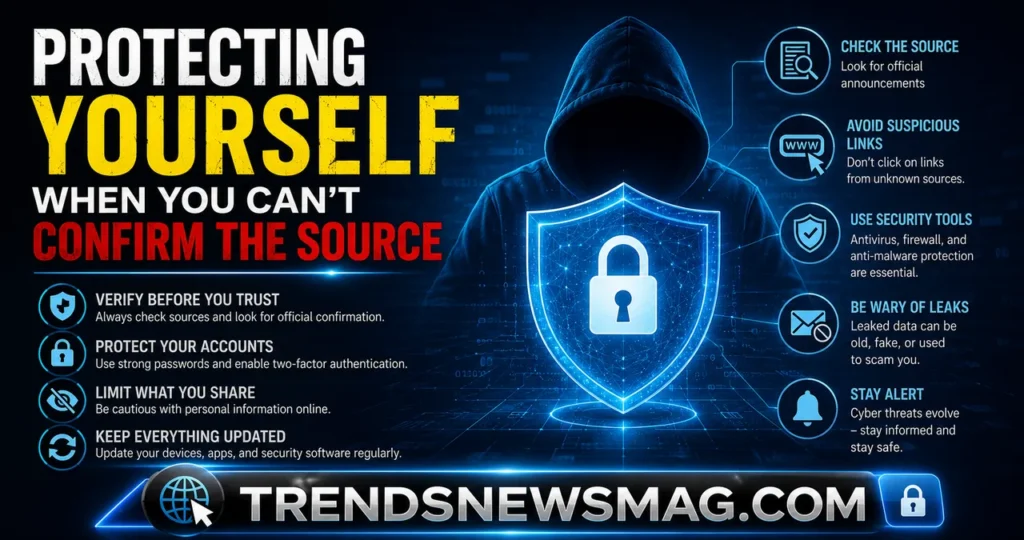 Protecting Yourself When You Can't Confirm the Source