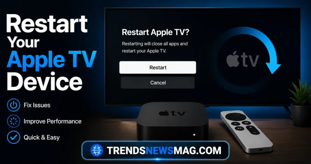 Restart Your Apple TV Device