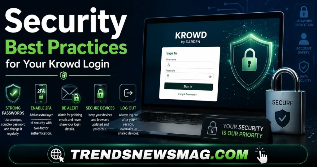 Security Best Practices for Your Krowd Login