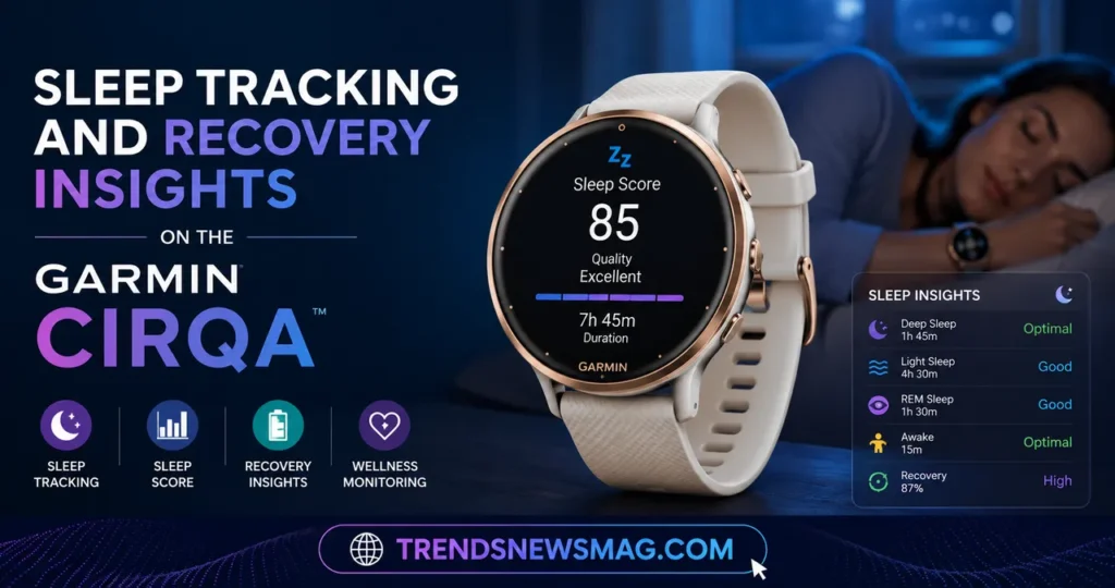 Sleep Tracking and Recovery Insights on the Garmin Cirqa