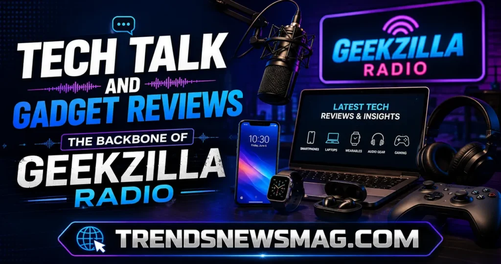 Tech Talk and Gadget Reviews The Backbone of Geekzilla Radio