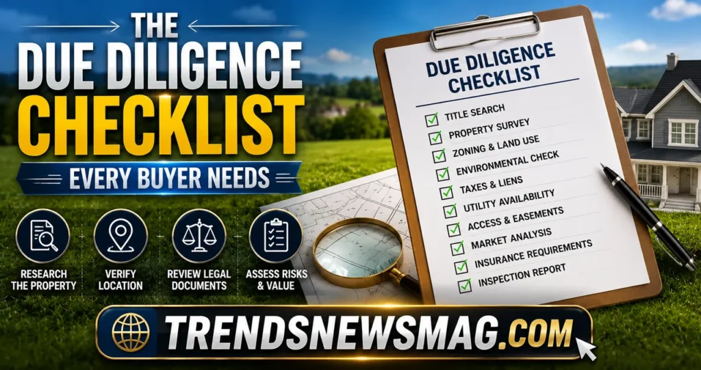 The Due Diligence Checklist Every Buyer Needs