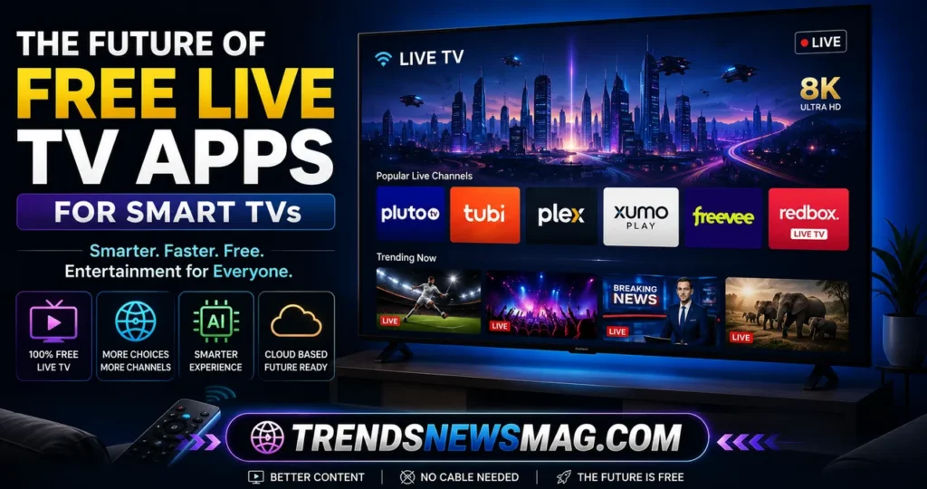The Future of Free Live TV Apps for Smart TVs