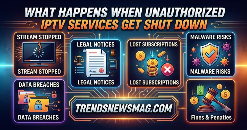 What Happens When Unauthorized IPTV Services Get Shut Down