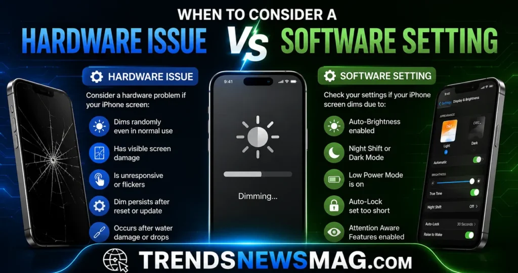 When to Consider a Hardware Issue vs Software Setting