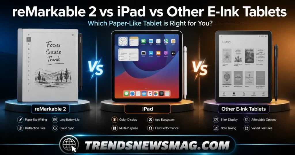 reMarkable 2 vs iPad vs Other E-Ink Tablets
