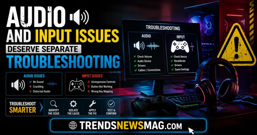 Audio and Input Issues Deserve Separate Troubleshooting