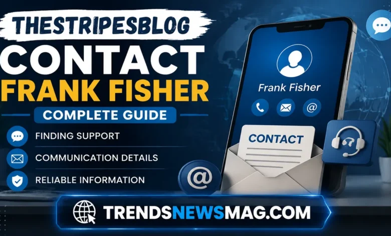 Thestripesblog Contact Frank Fisher