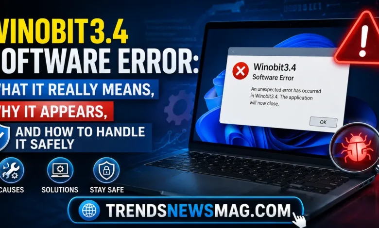 Winobit3.4 Software Error