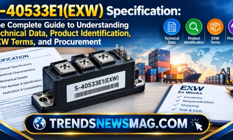 S-40533E1(EXW) specification