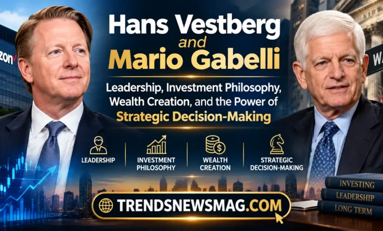 Hans Vestberg and Mario Gabelli