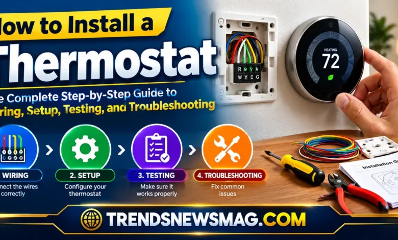 How to Install a Thermostat