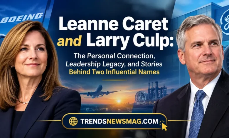 Leanne Caret and Larry Culp