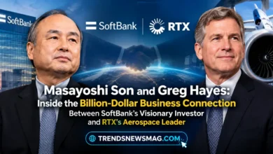Masayoshi Son and Greg Hayes