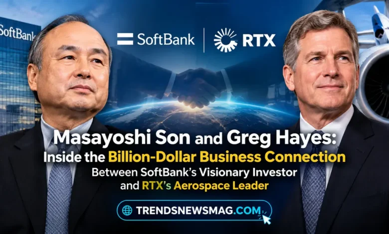 Masayoshi Son and Greg Hayes