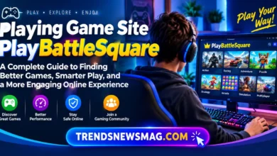 Playing Game Site PlayBattleSquare